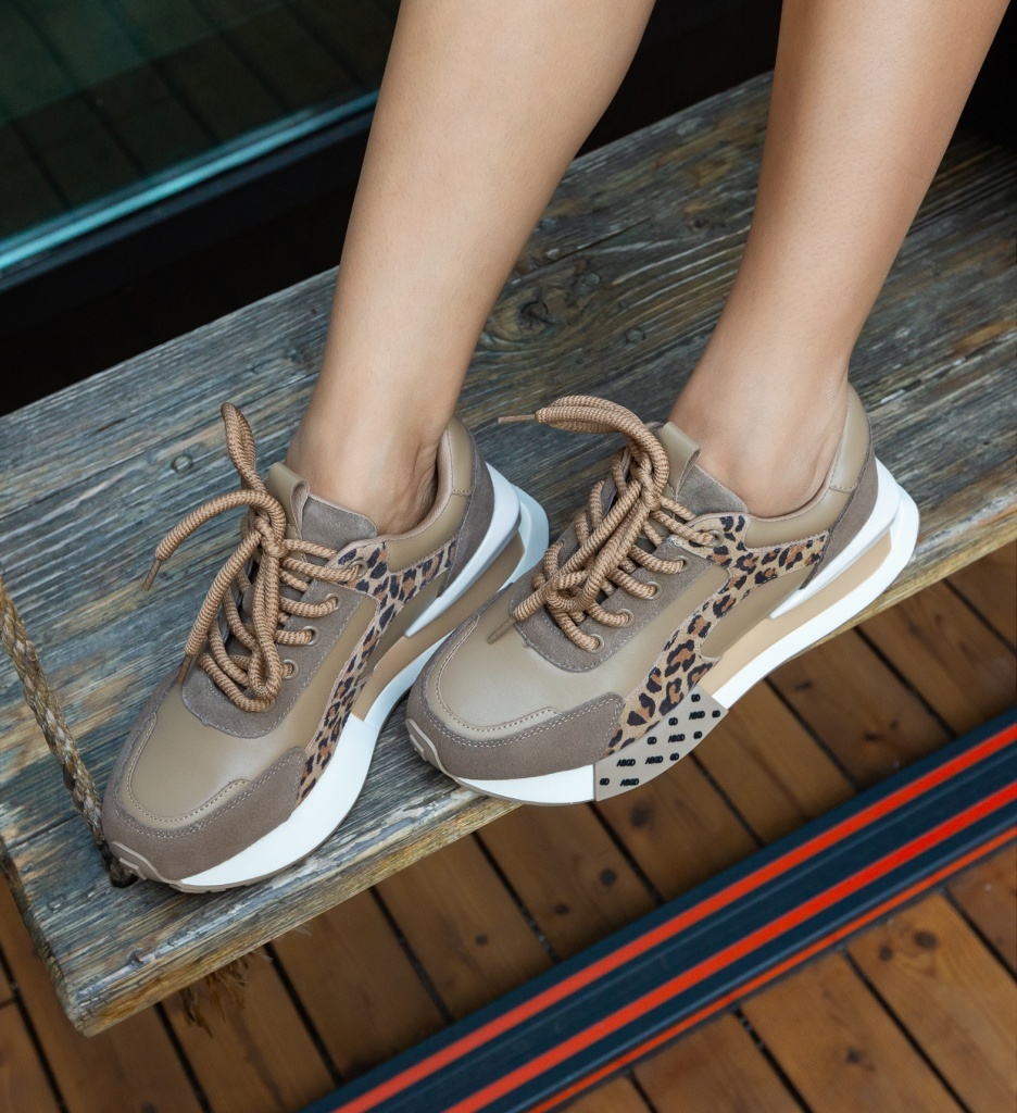 Sneakers Klery Khaki | Confort Urban - imagine 4