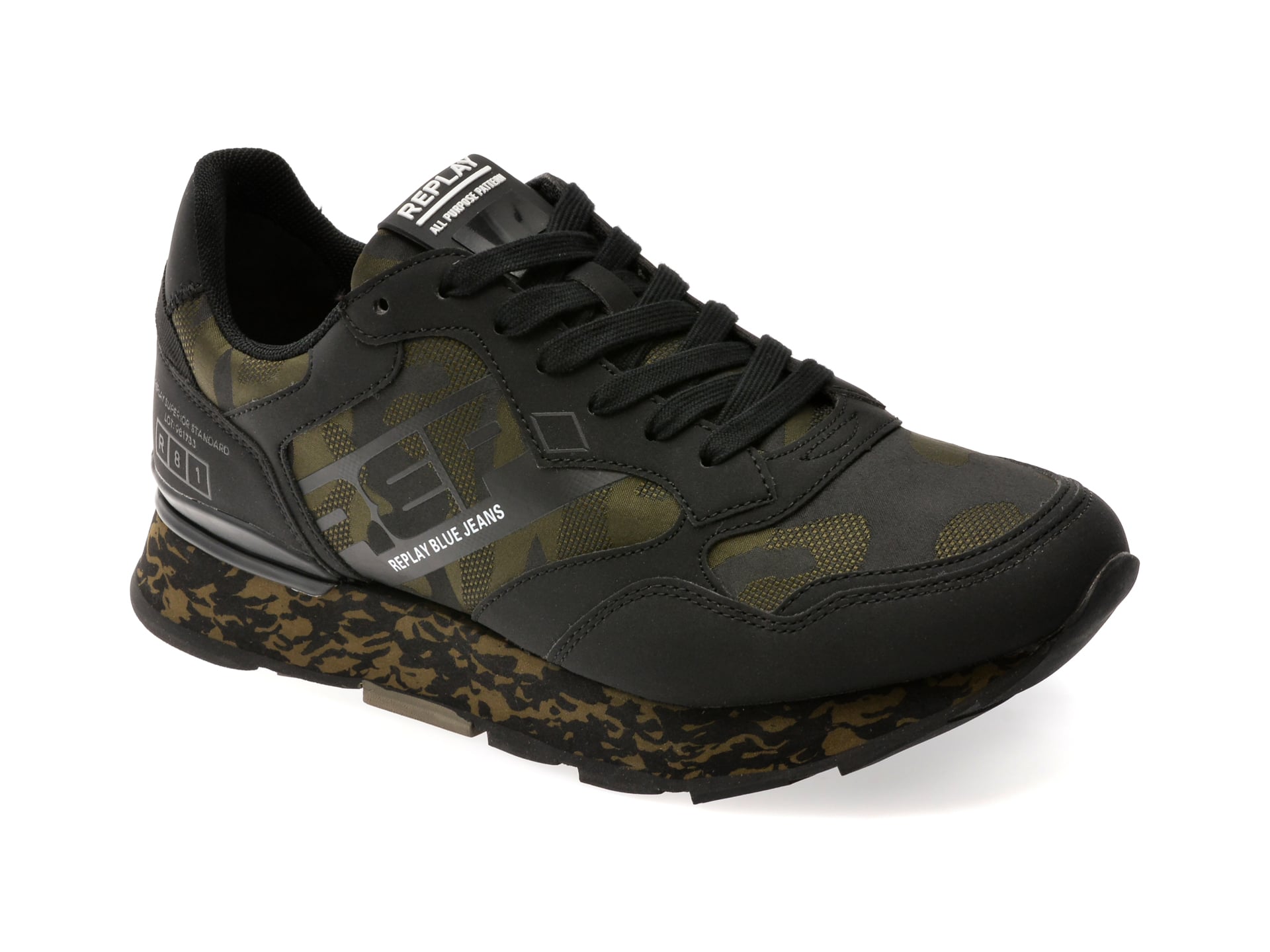 Pantofi Sport Replay Kaki - Confort și Stil