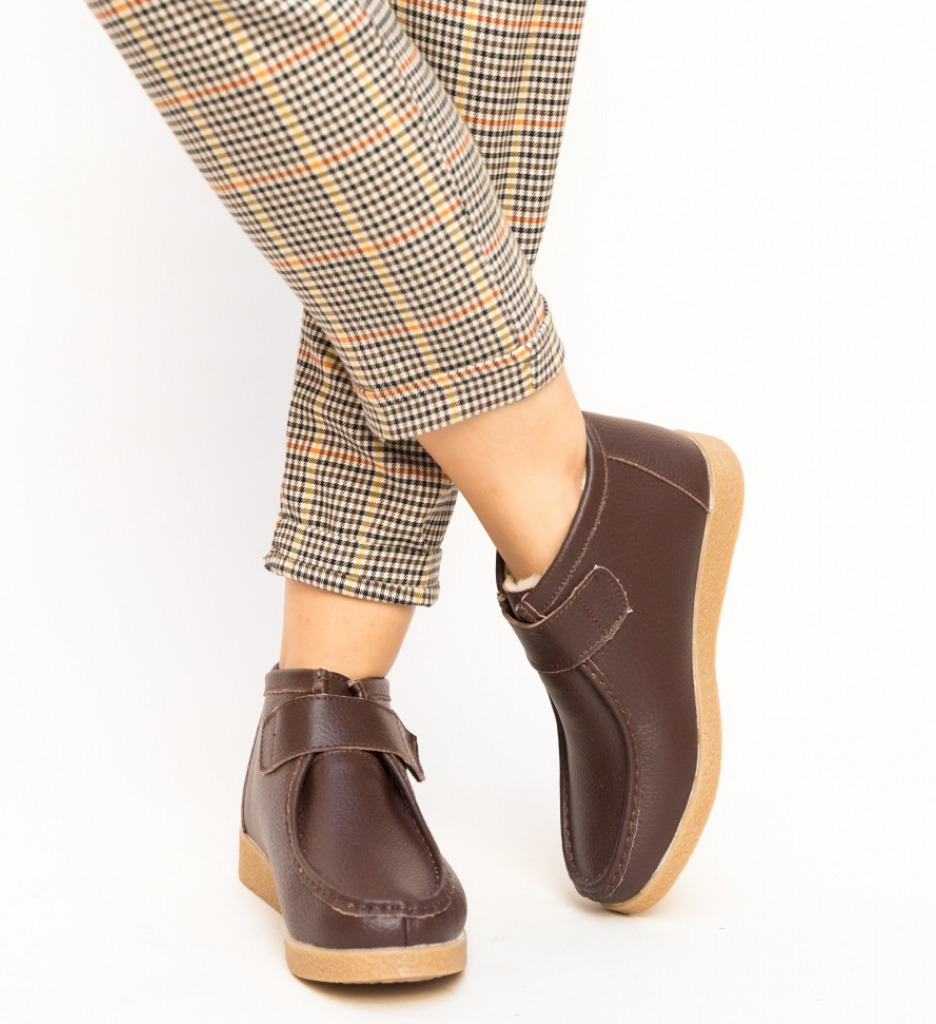 Pantofi Casual Debir Maro - Confort Stilat - imagine 5