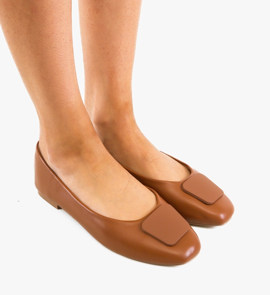 Balerini Dama Katry Camel | Confort și Eleganță - imagine 4