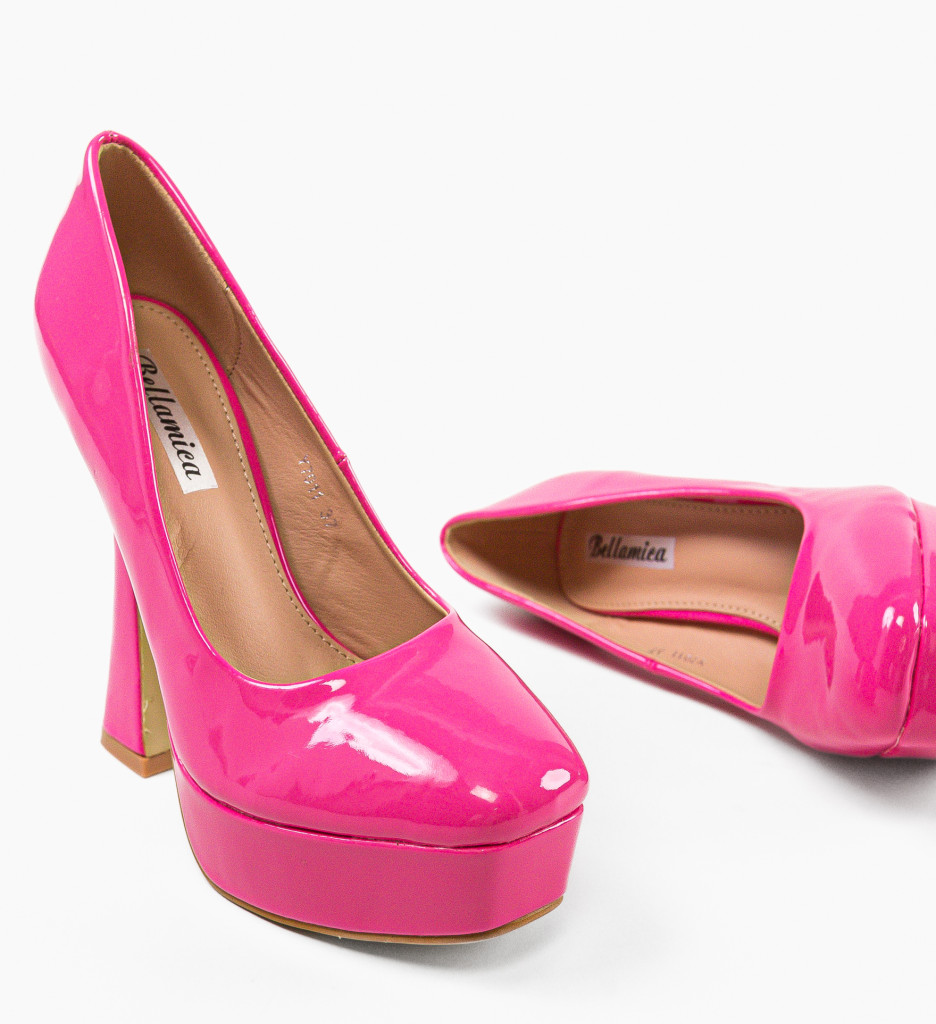 Pantofi Toc Fuchsia Tiyam - Eleganță și Stil - imagine 4