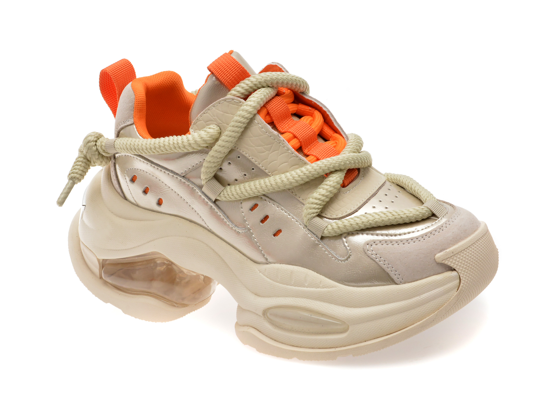 Pantofi Sport Gryxx Bej Piele Ecologică