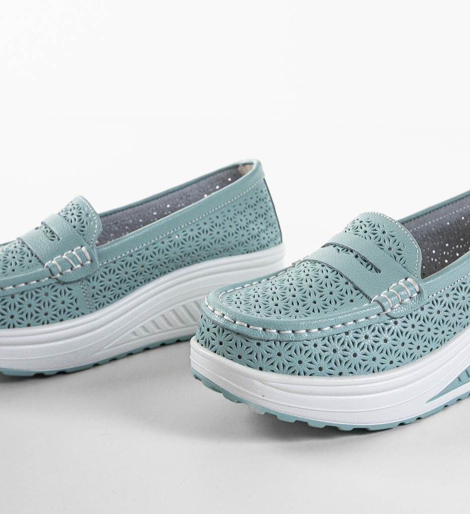 Pantofi Casual Fyrya Verzi - Confort și Stil - imagine 6