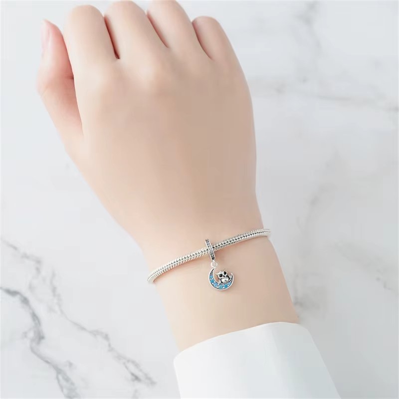 Charm Bufniță Argint Delis | Design Elegant - imagine 2
