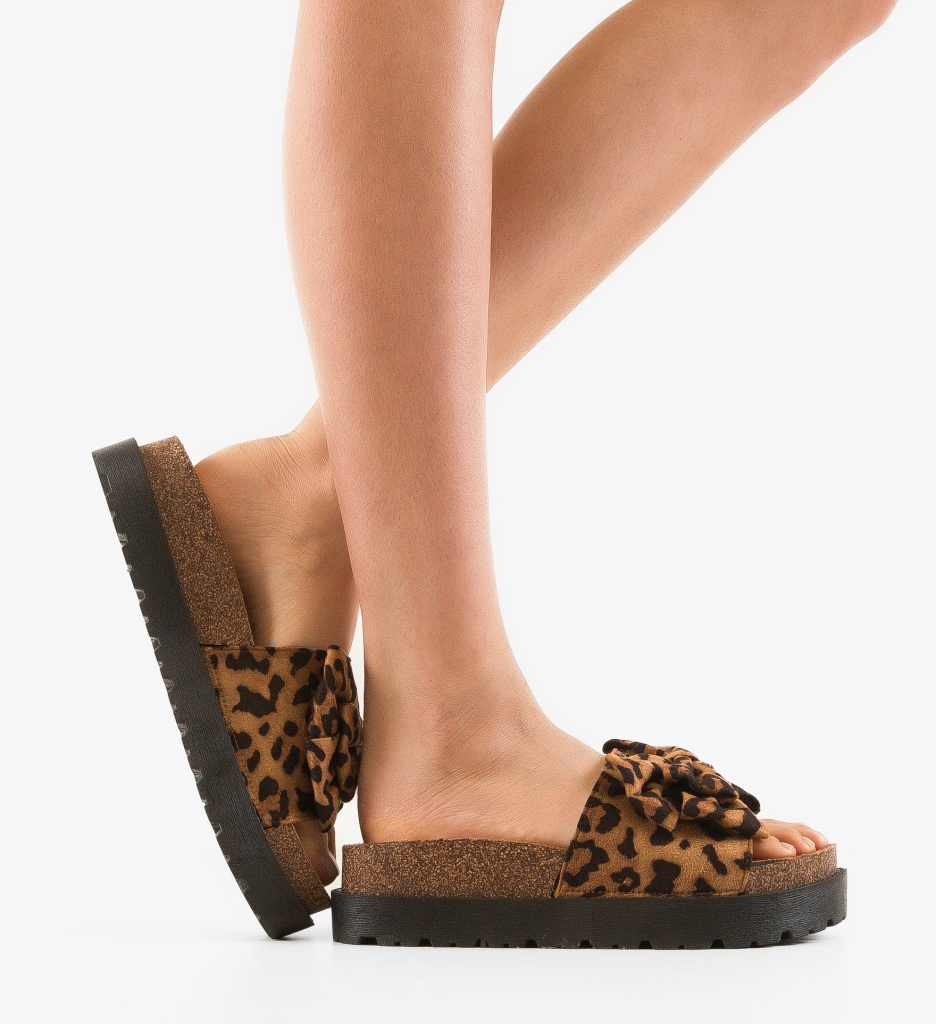 Papuci Dama Blake Animal Print | Stil și Confort