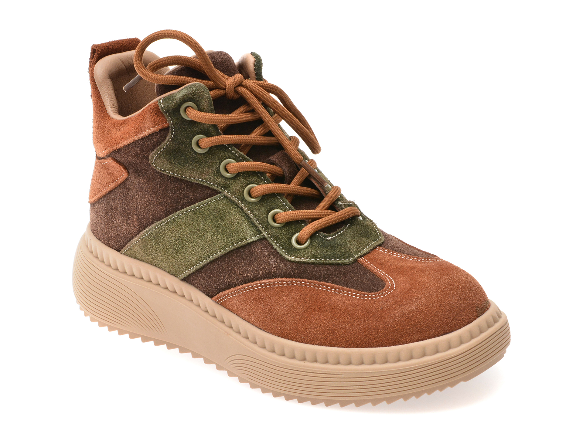 Ghete FLAVIA PASSINI Piele Intarsa Multicolor