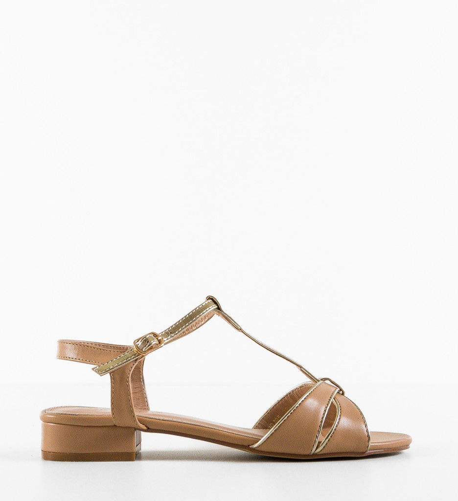 Sandale Dama Bej Elegante și Confortabile - imagine 4