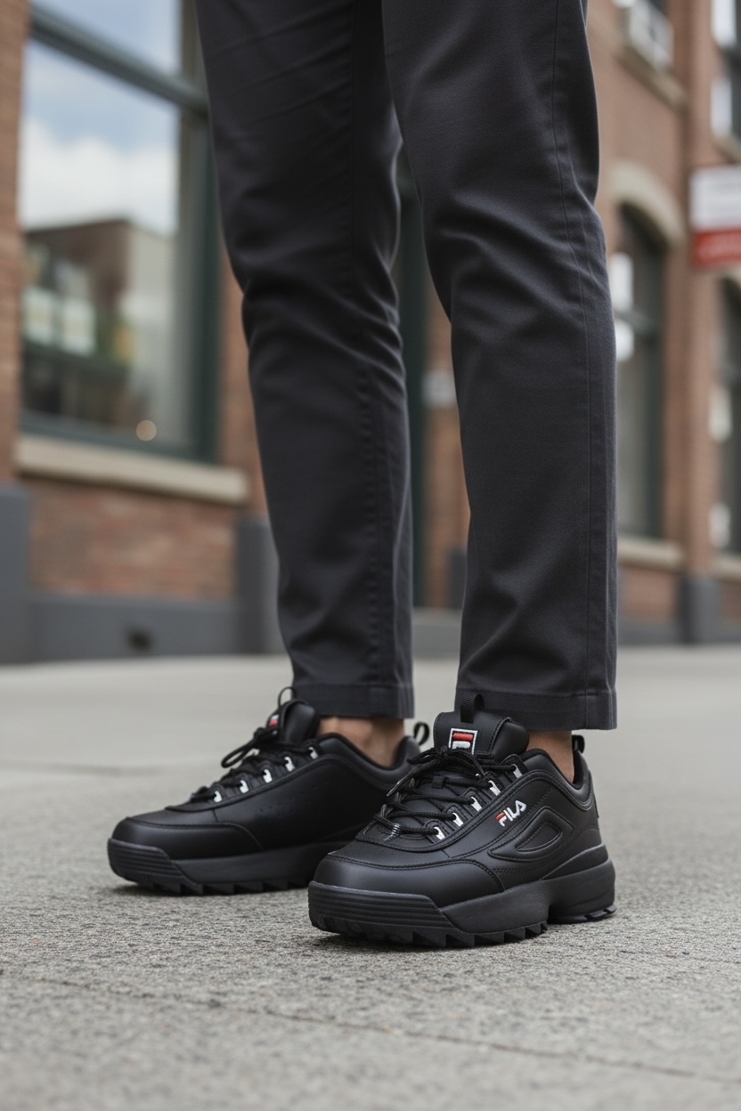 Adidași Bărbați Negri | Confort & Stil Modern - imagine 2