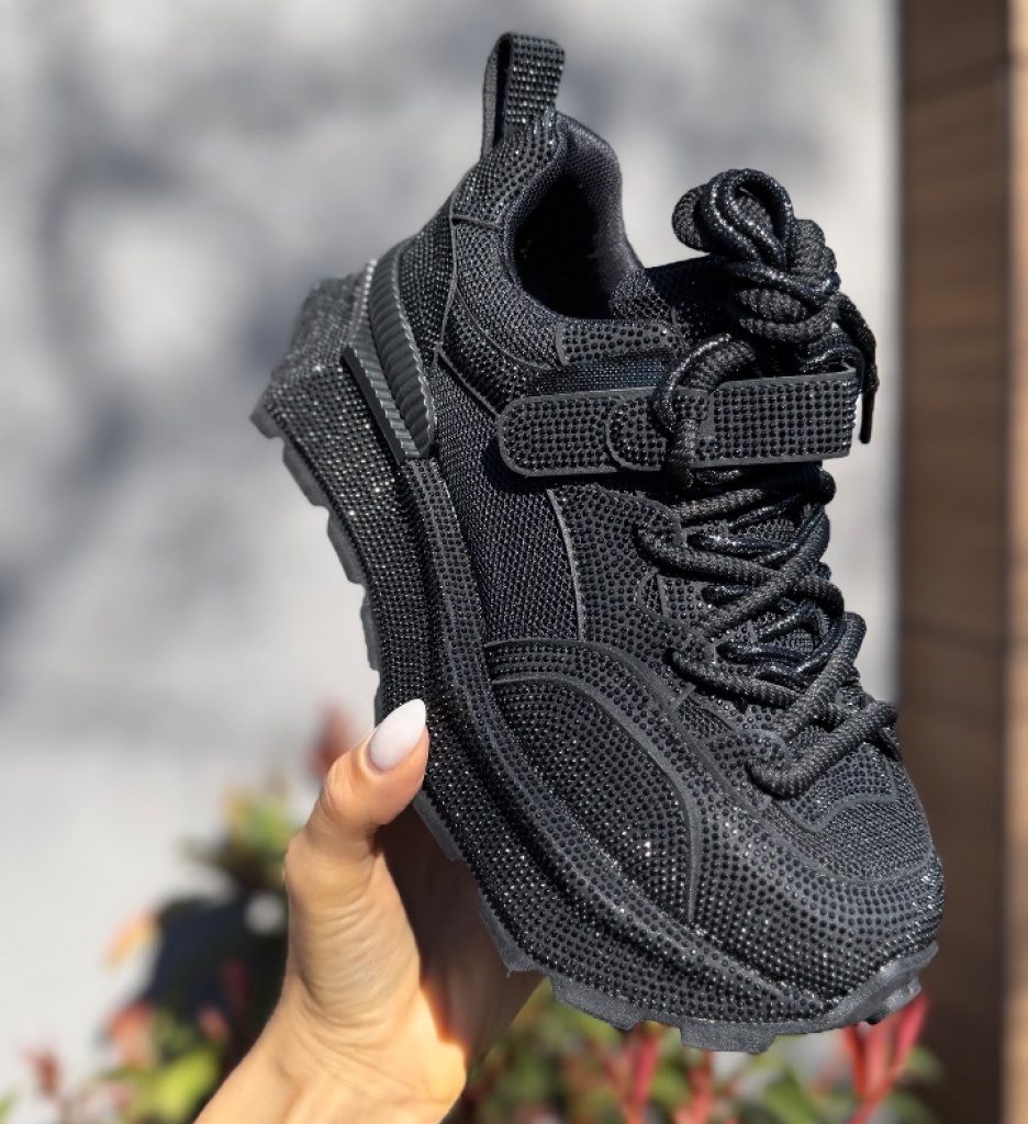 Sneakers Dama Kombat Negri - Confort și Stil Sport - imagine 2
