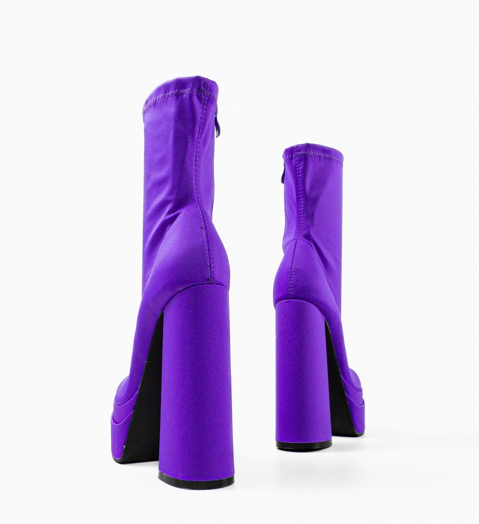 Botine Dama Mov | Stil și Eleganță - imagine 15