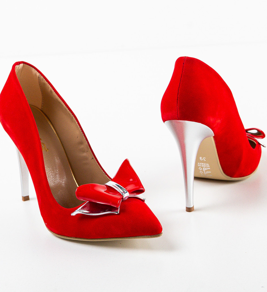 Pantofi Palas Rosii | Eleganță și Stil Feminin - imagine 5