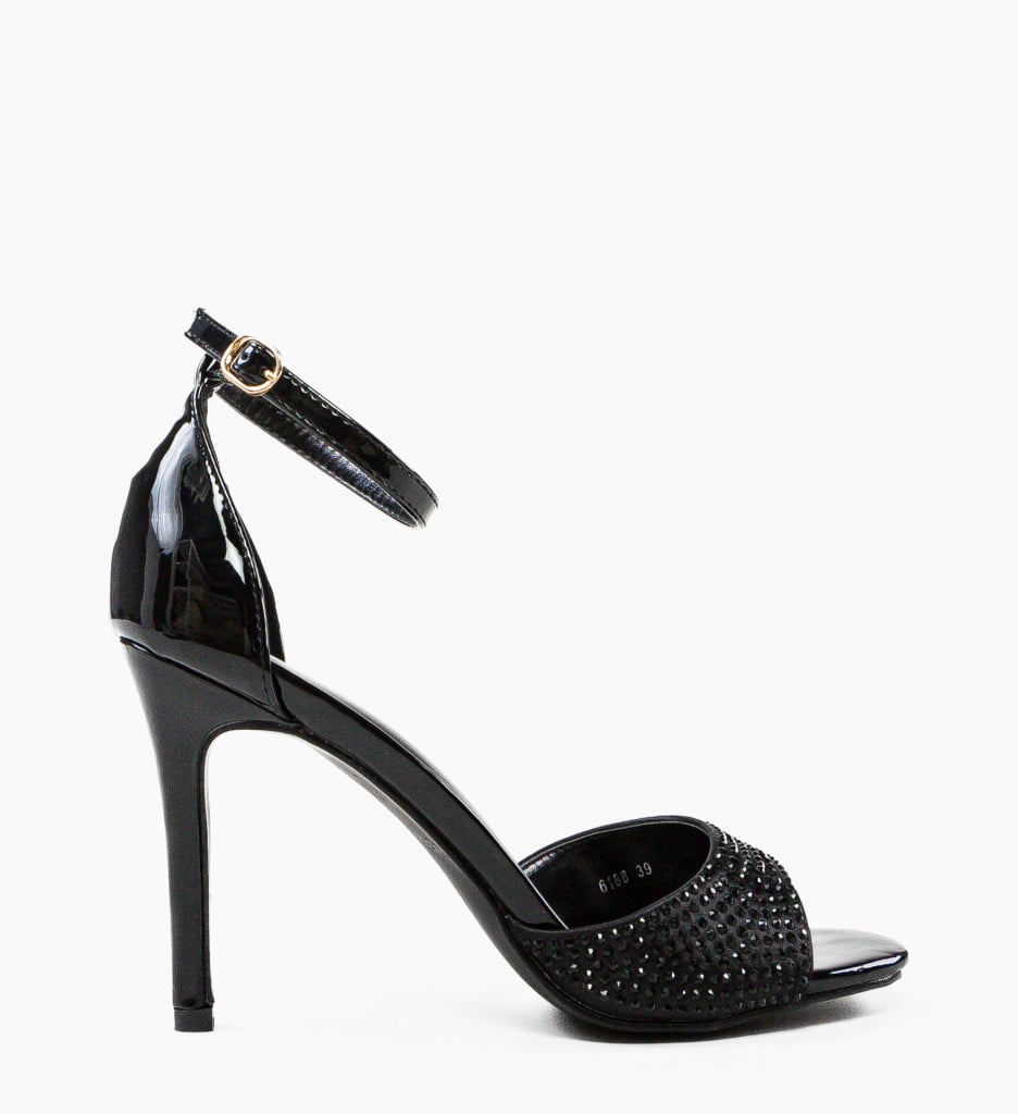 Sandale cu Toc Liron Negre - Eleganță Maximă - imagine 5