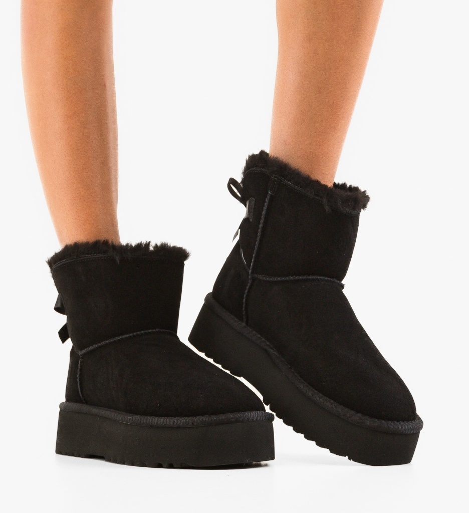 Cizme Ug Reran Negre - Confort și Stil Urban