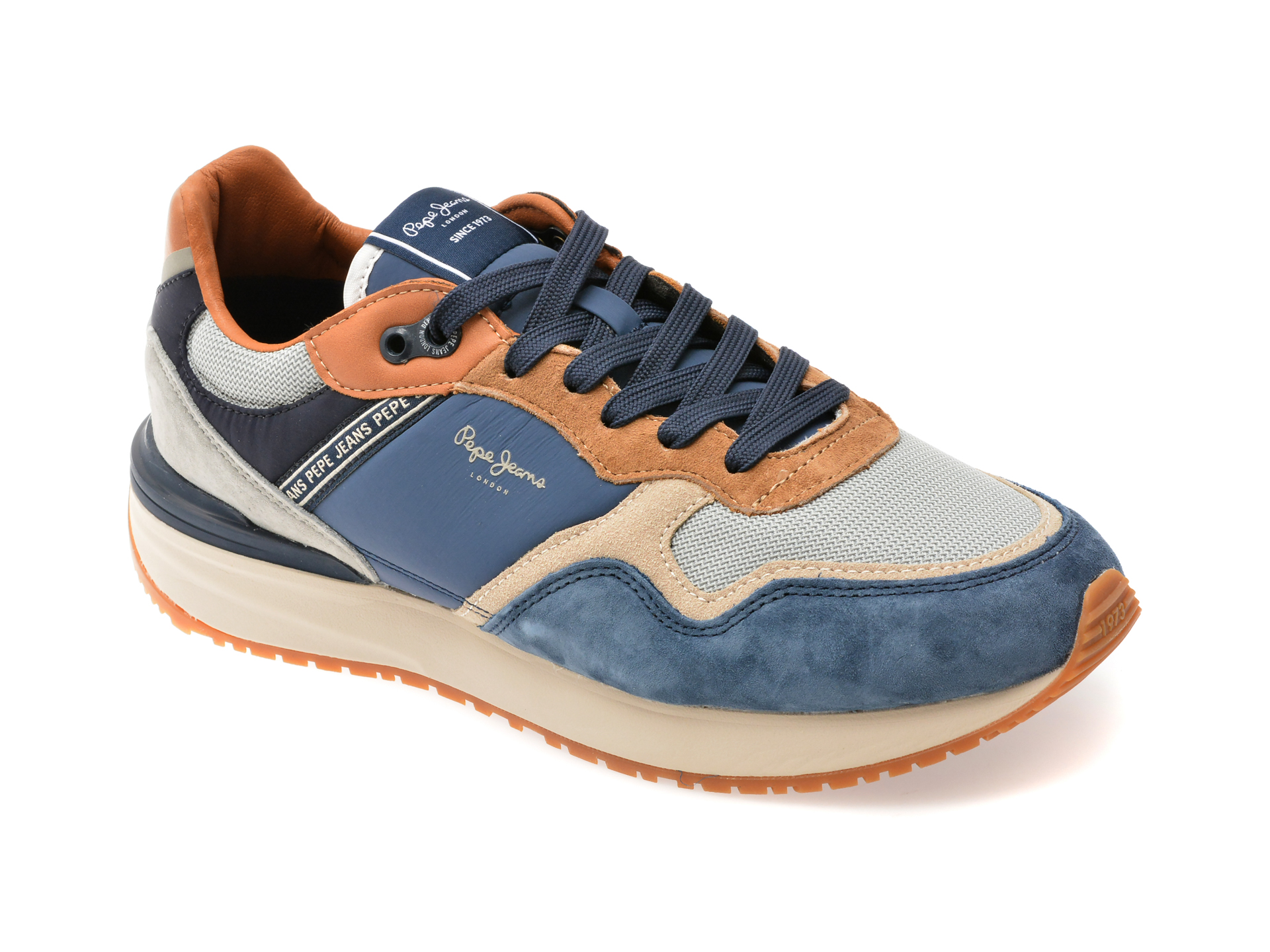 Pantofi sport Pepe Jeans albastri Buster Pro