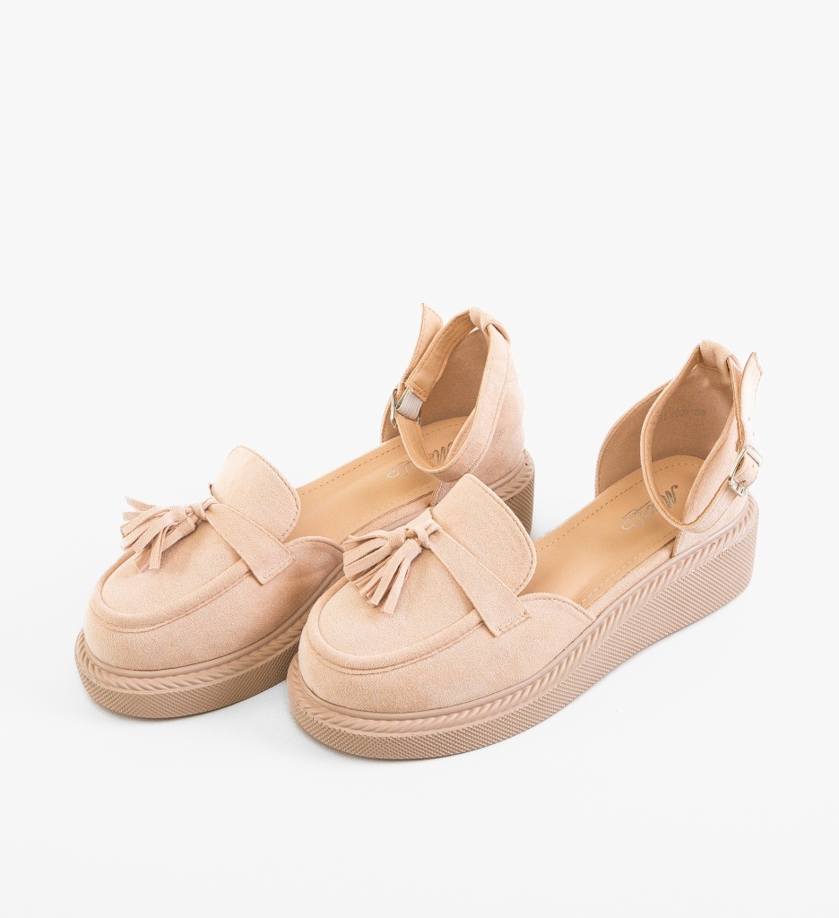 Pantofi Casual Dama Hagge Bej | Stil si Confort - imagine 4