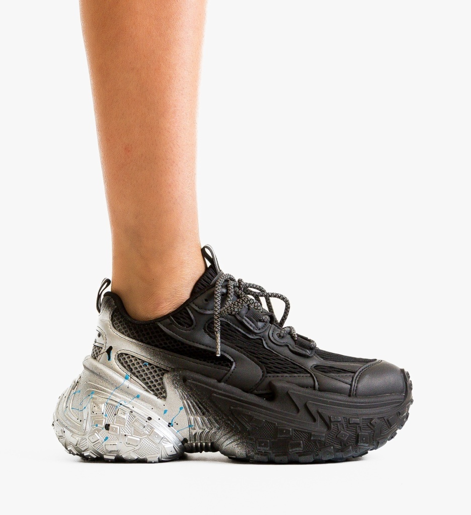 Sneakers Dama Kannka Negri | Confort Asigurat - imagine 2