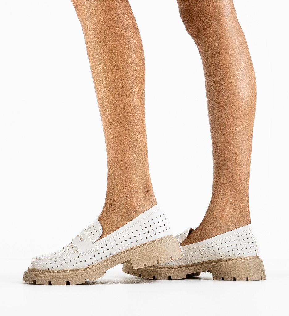 Pantofi Casual Krato Albi - Confort și Stil - imagine 2