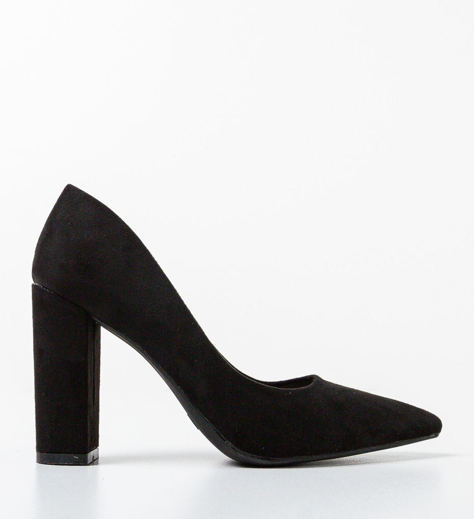 Pantofi Hofer Negri cu Toc - Eleganță Asigurată - imagine 4