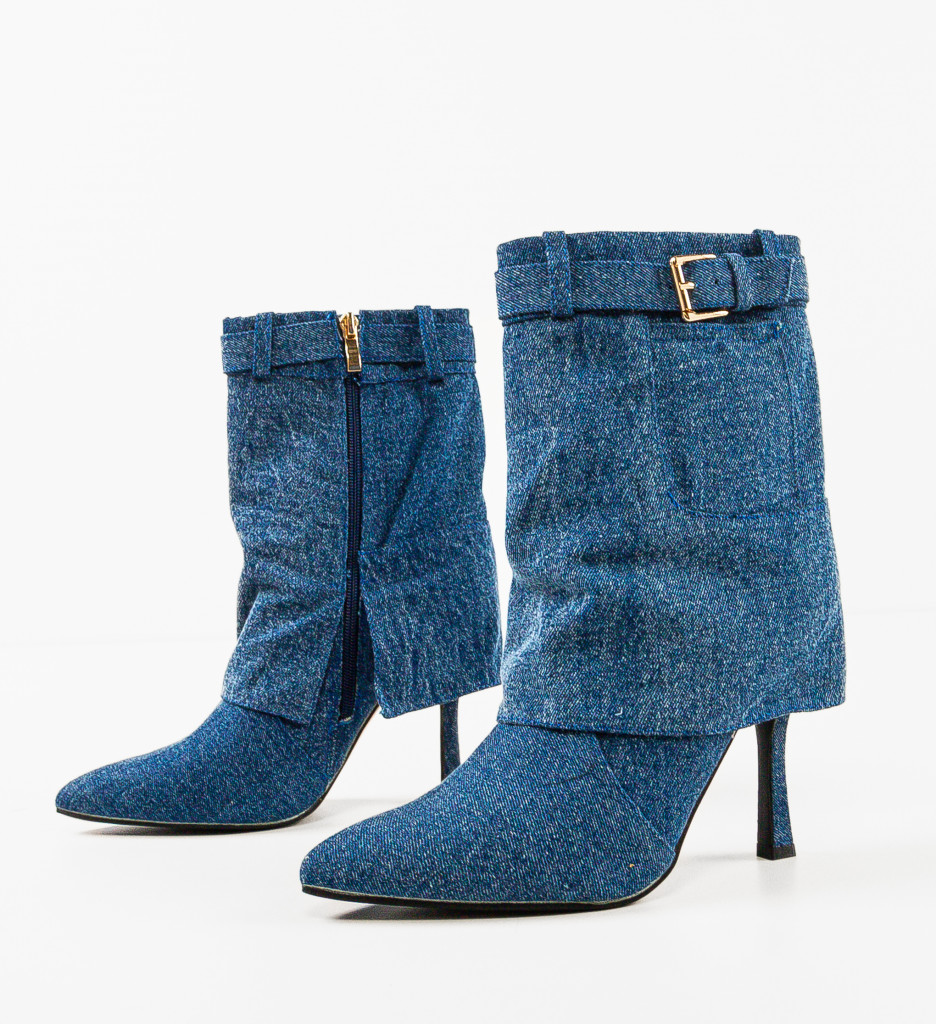 Botine Dama Bastion Albastre | Stil și Confort - imagine 5