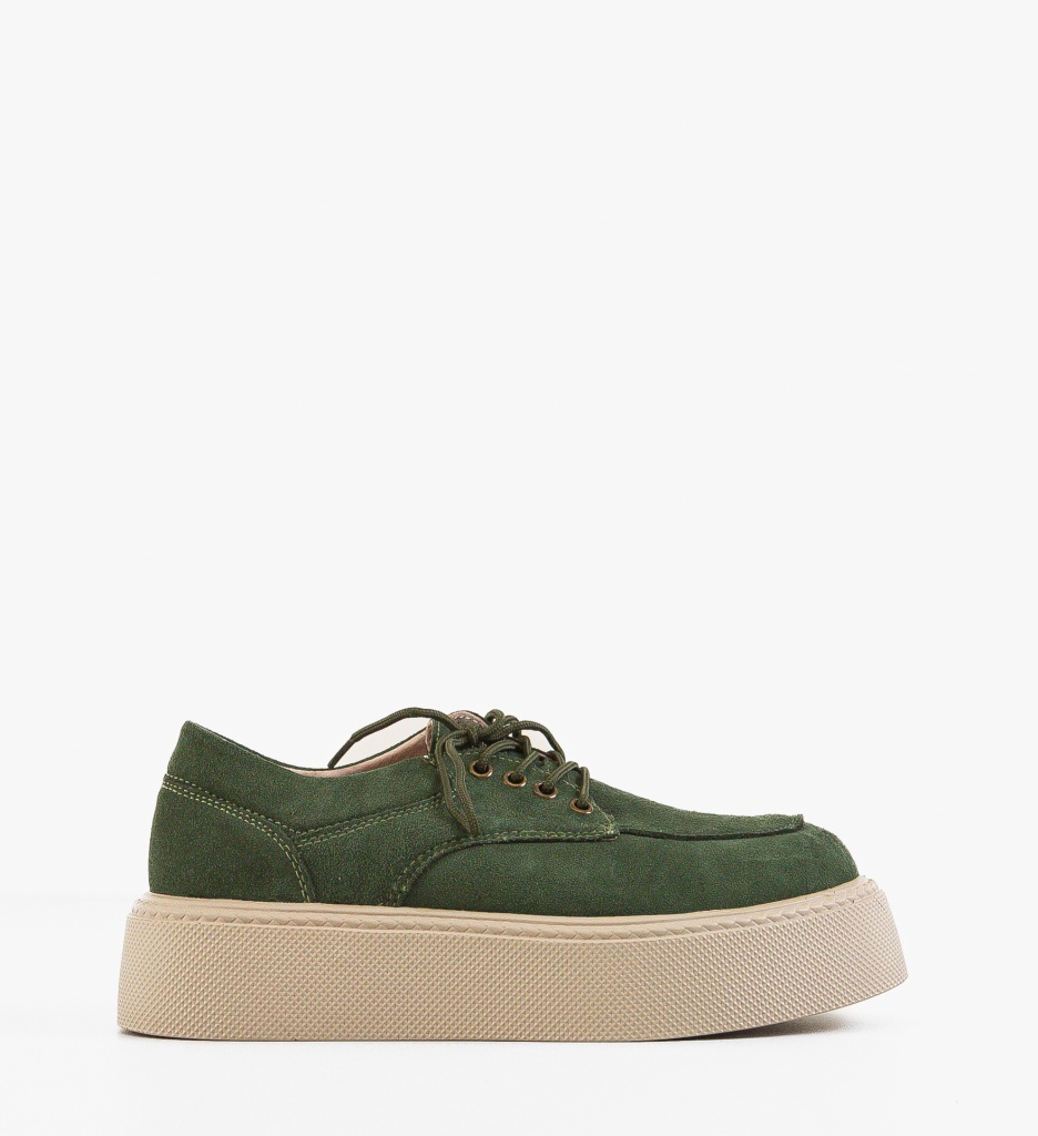 Sneakers Dama Sweep Verzi | Confort Sport - imagine 8