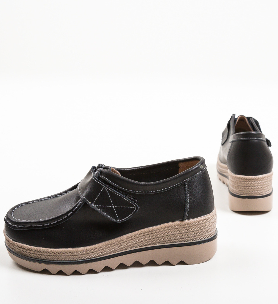 Pantofi Casual Straif Negri - Confort și Stil - imagine 5