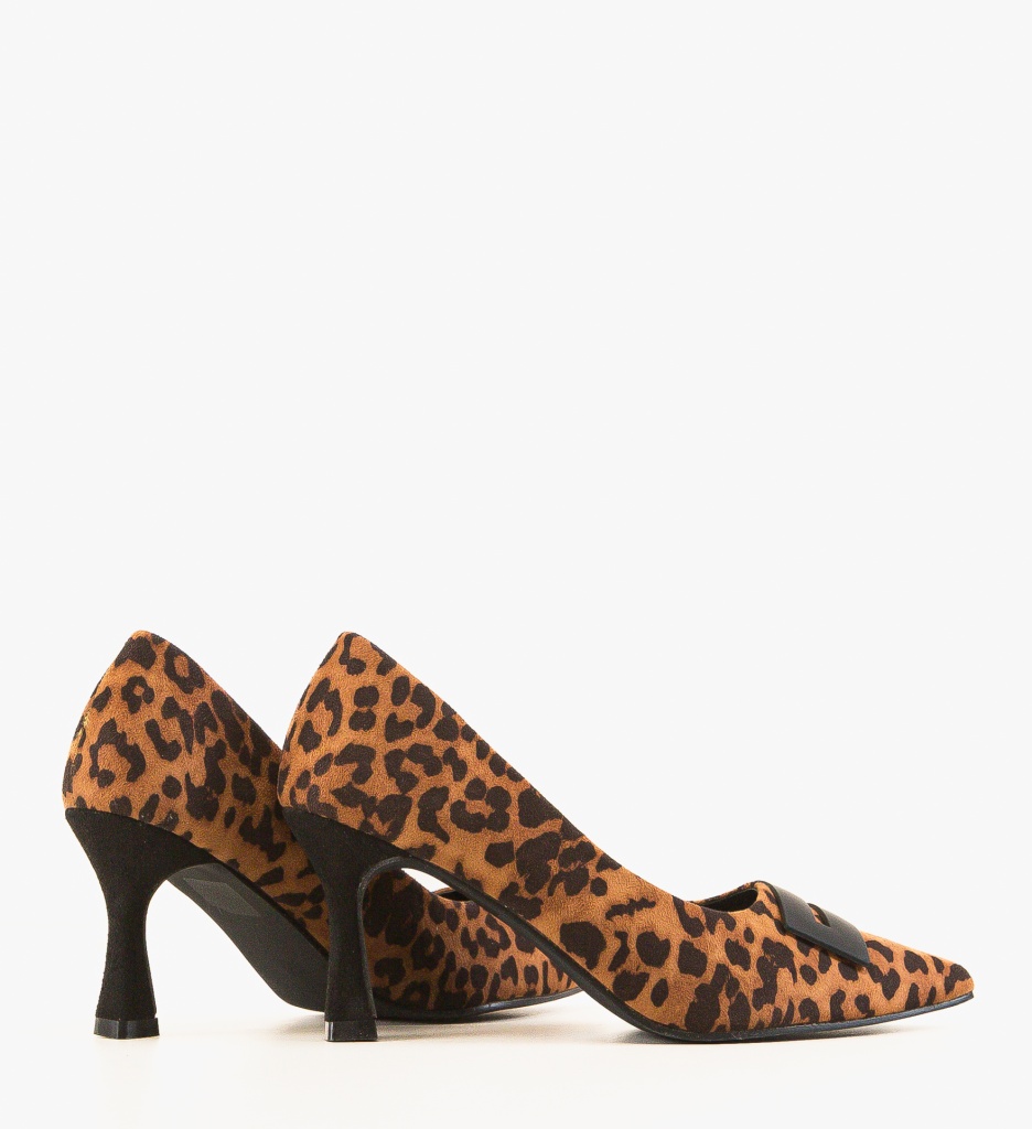 Pantofi cu Toc Jaxy Print 2 | Stil Unic - imagine 5