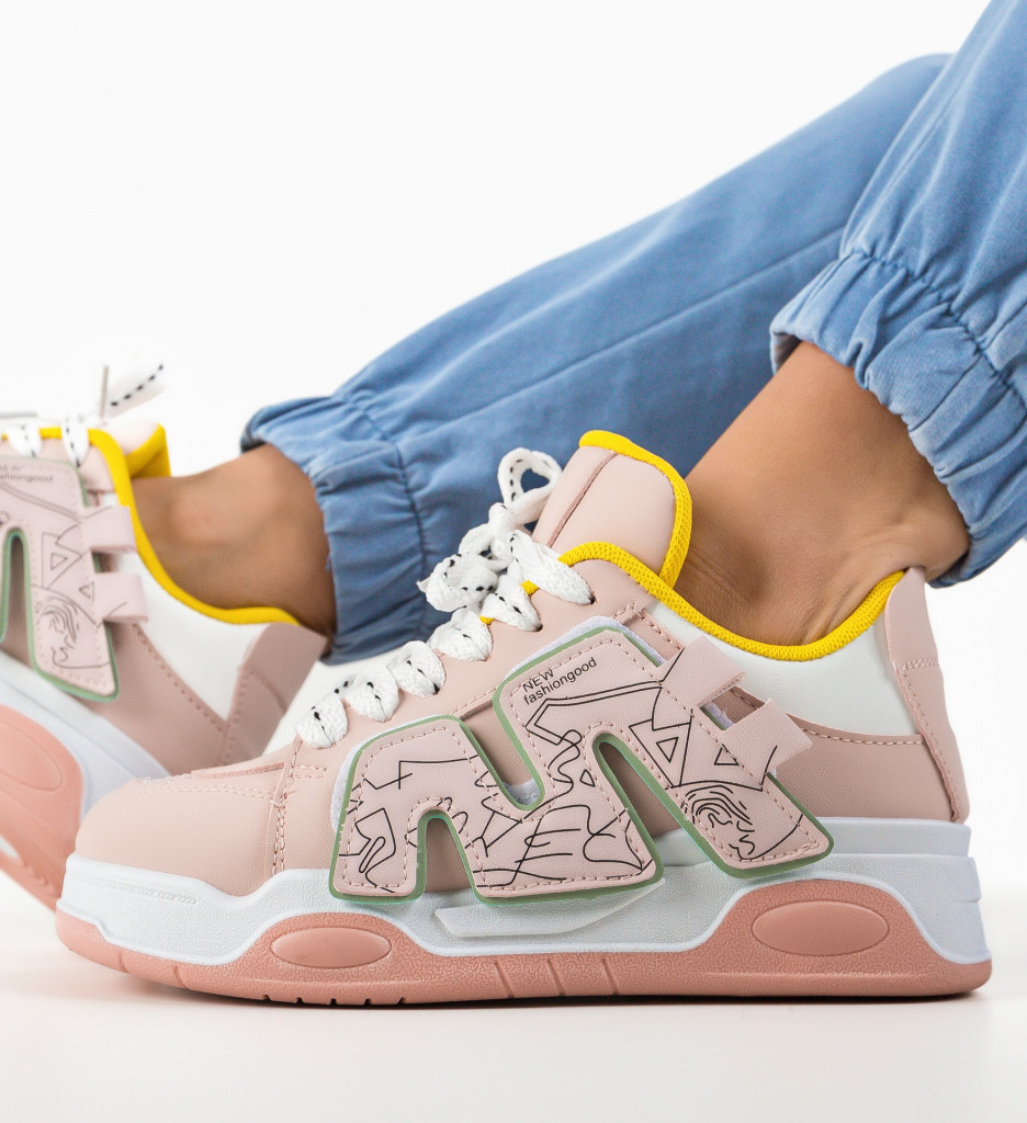 Sneakers Dama Kamal Roz - Confort și Stil