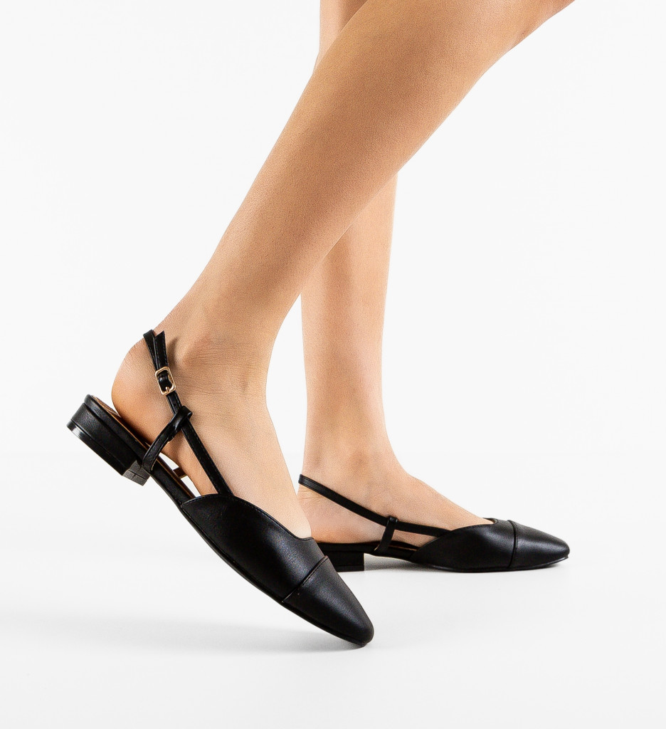 Pantofi Dama Perethom Negri | Toc Elegant și Stil - imagine 2