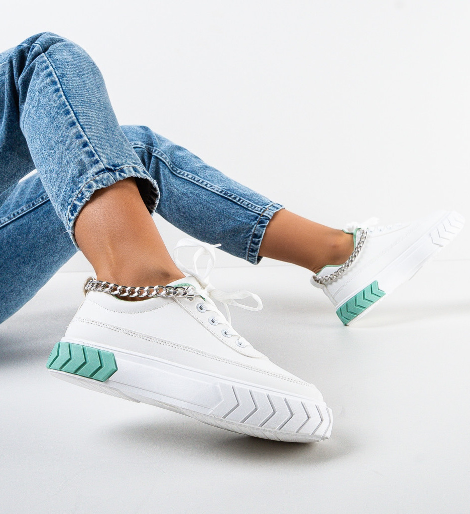 Sneakers Jobe Verzi Dama - Confort & Stil - imagine 4