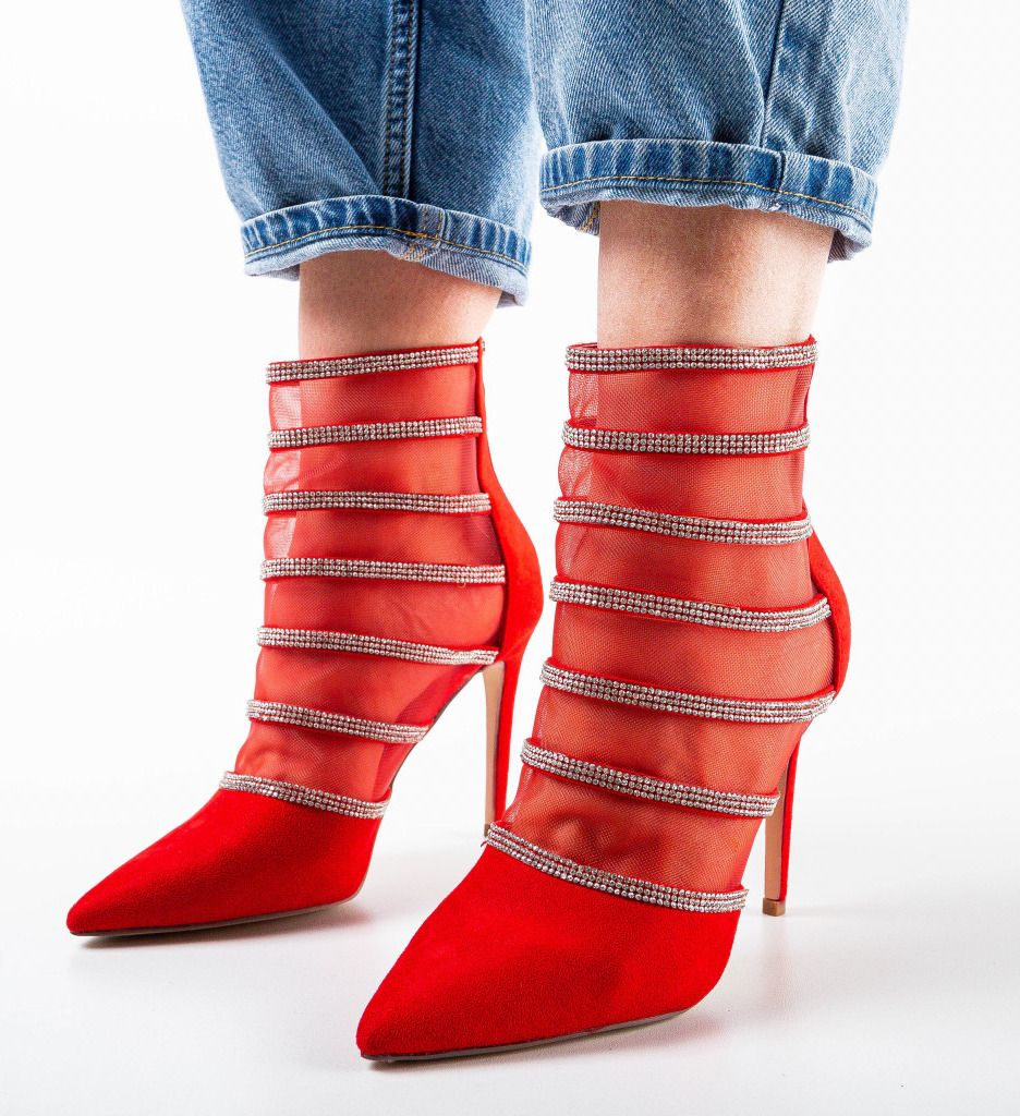 Botine Benas Rosii Dama - Stil și Eleganță - imagine 6