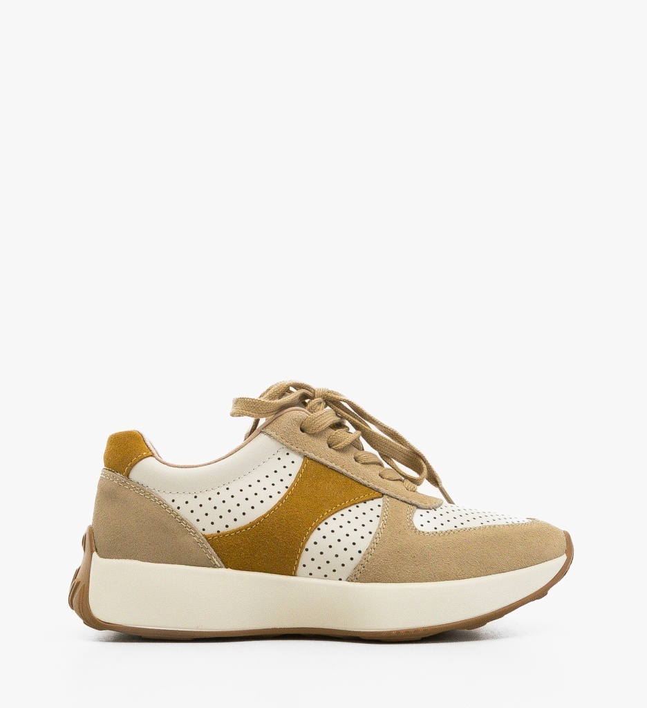 Sneakers Dama Namibe Bej | Confort Sport - imagine 6