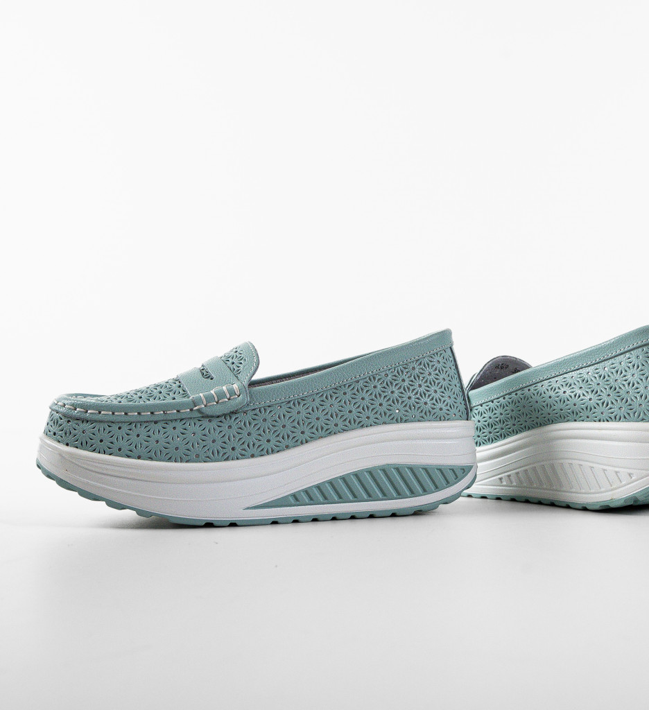 Pantofi Casual Fyrya Verzi - Confort și Stil - imagine 5
