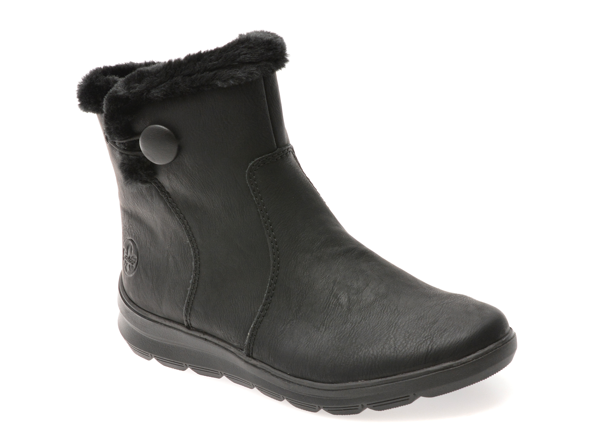 Ghete Dama Rieker Negre | Confort & Stil