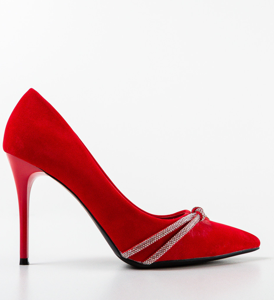 Pantofi Norah Rosii - Eleganță și Stil - imagine 4