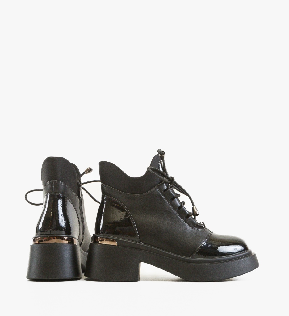Ghete Teteryn Negre | Eleganță și Confort - imagine 2
