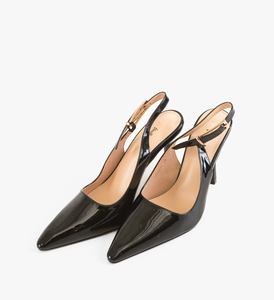 Pantofi Jonah Negri Eleganți cu Toc - imagine 4