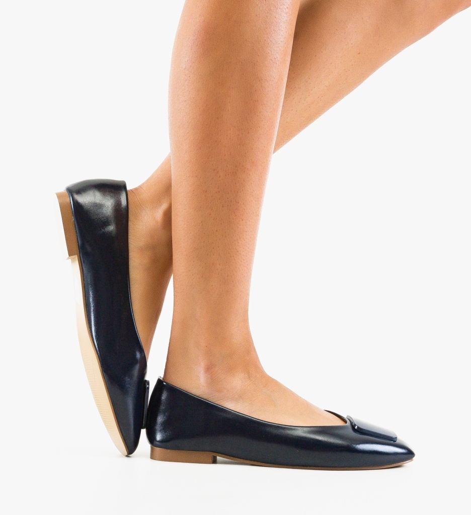 Balerini Dama Katry Bleumarin - Confort și Eleganță - imagine 3