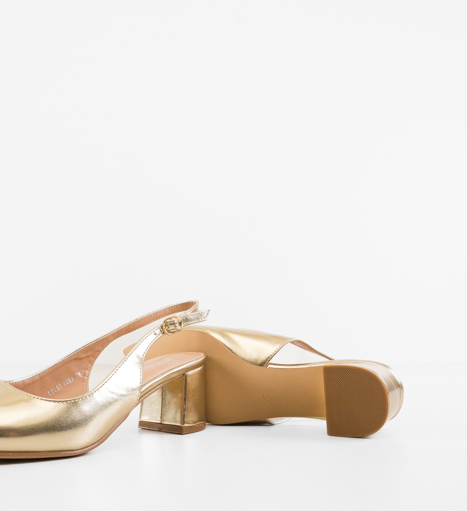Pantofi Dama Ellery Aurii - Eleganță și Stil - imagine 5