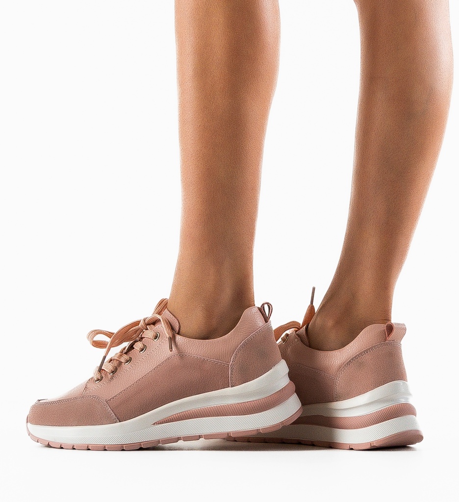 Sneakers Likolas Roz - Confort și Stil Sport - imagine 3