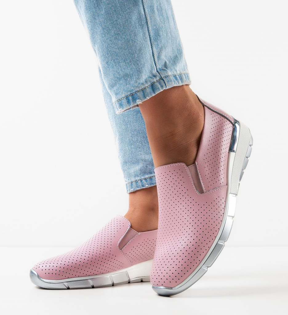 Pantofi Pufini Roz Casual - Confort și Stil - imagine 4