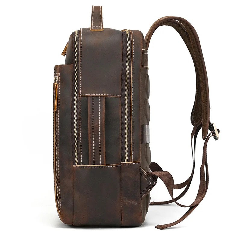 Rucsac Barbati Picadili Piele Naturala Maro GT3318 - imagine 3