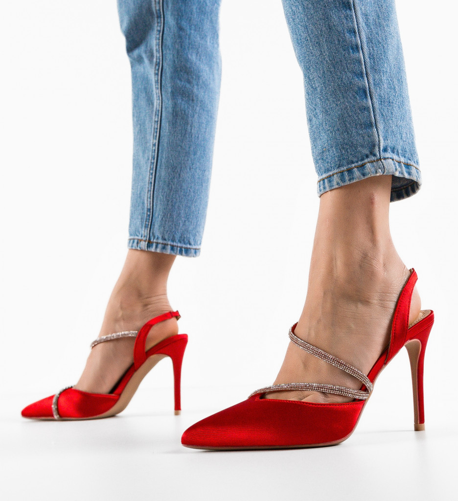 Pantofi Khan Rosii | Eleganță și Stil - imagine 5