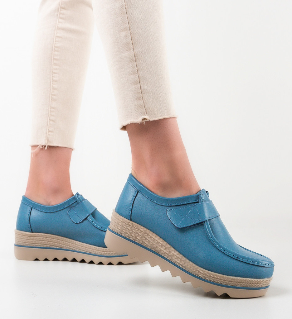 Pantofi Casual Albastri - Stil și Confort - imagine 2