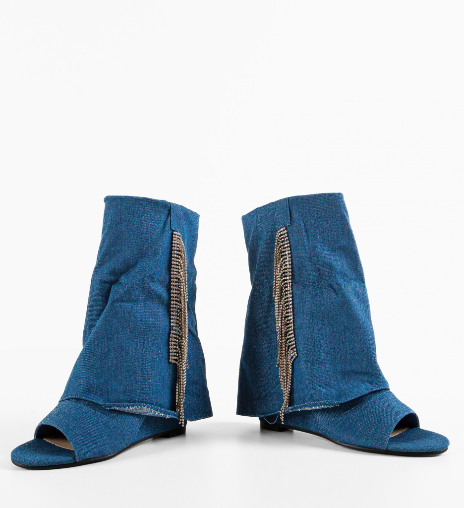 Botine Jaha Albastre - Eleganță și Confort - imagine 6
