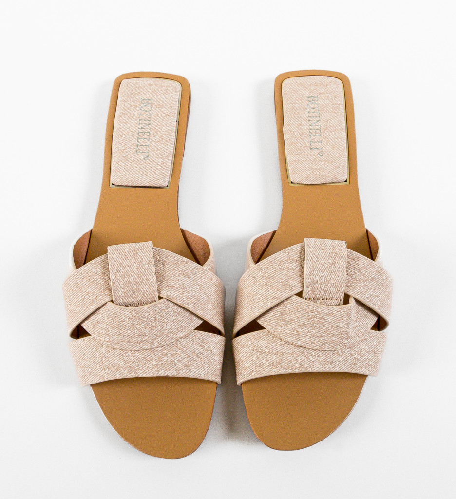 Papuci Dama Olova Bej - Confort si Eleganta - imagine 7