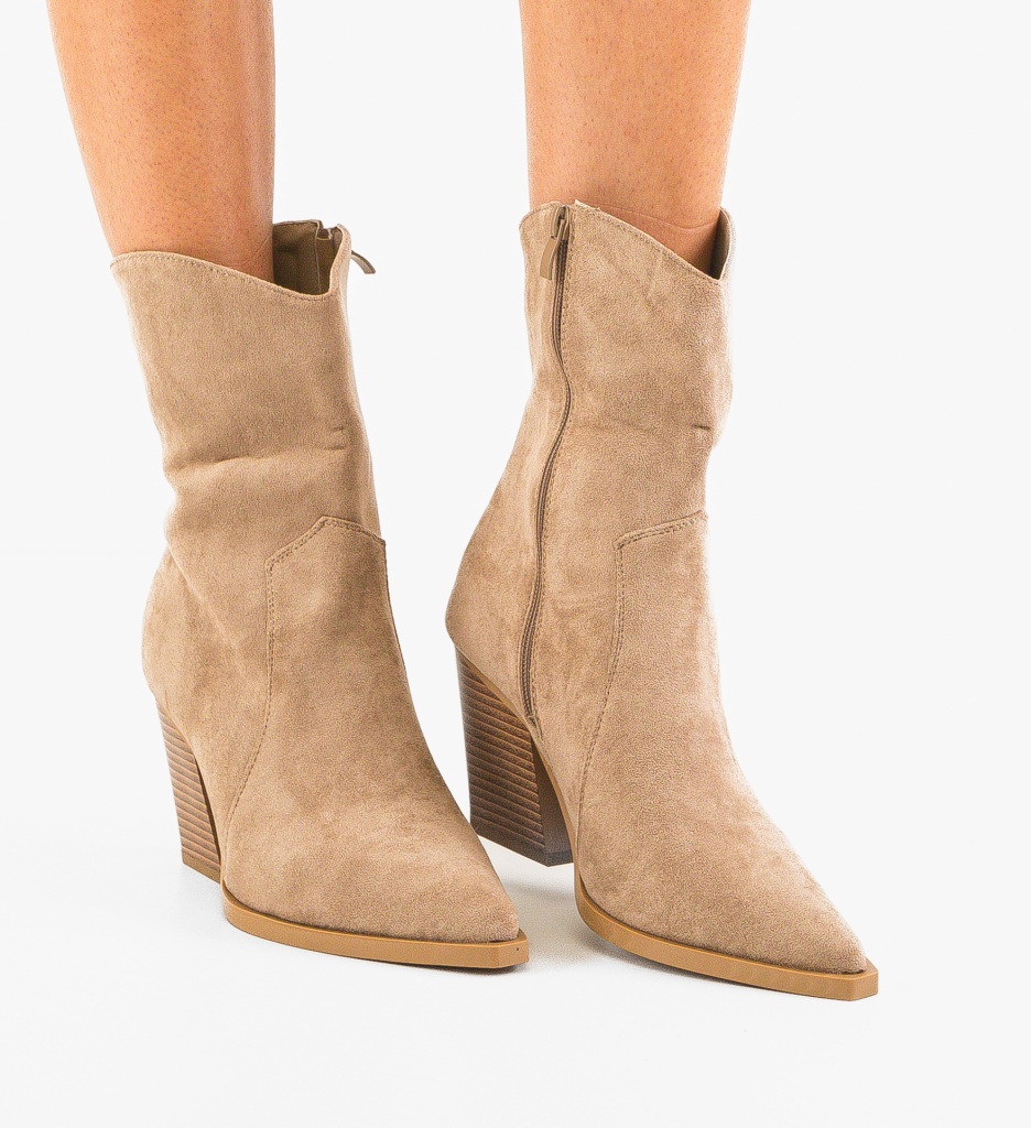 Botine Dama Vela Khaki | Stil și Confort Zilnic - imagine 3