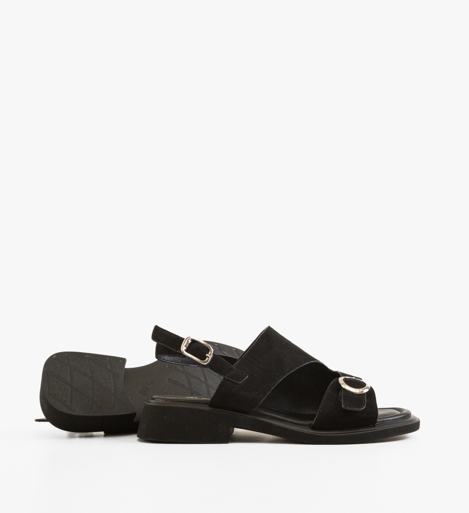 Sandale Dama Brumie Negre | Elegante și Confortabile - imagine 3