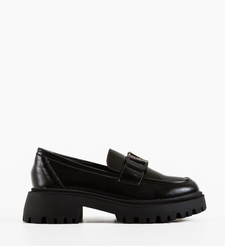 Pantofi Casual Dama Ejiro Negri | Confort & Stil - imagine 5