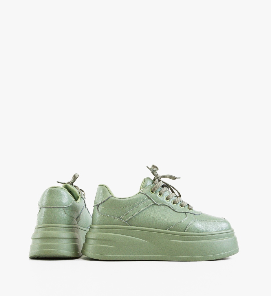 Sneakers Dama Momda Verzi - Confort și Stil Sport - imagine 9