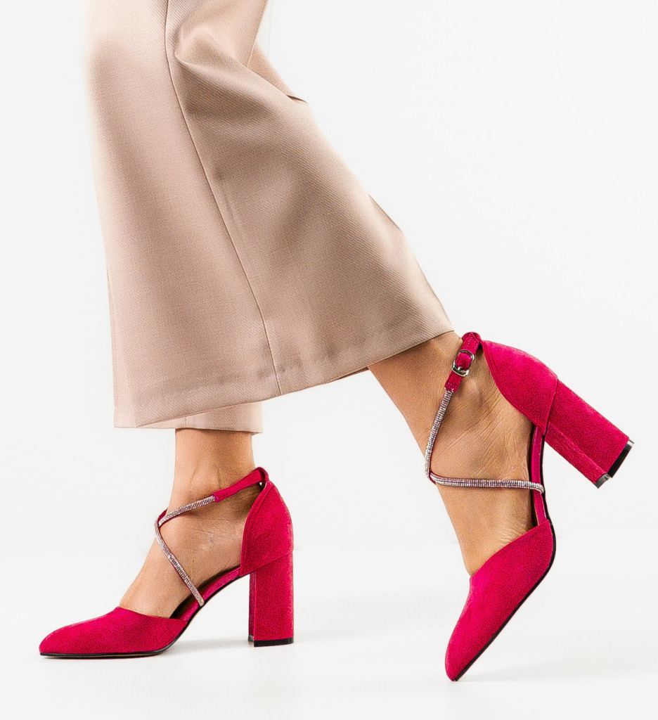 Pantofi Dama Saekya Fuchsia - Eleganță și Stil